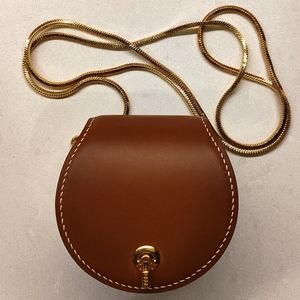 Tiny leather crossbody bag